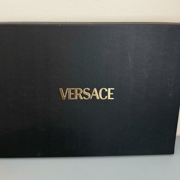 Versace Black, Red, and White Cropped Hoodie - Picture 13 of 13